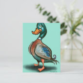 Carte Postale Canard (Debout devant)