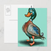 Carte Postale Canard (Devant / Derrière)