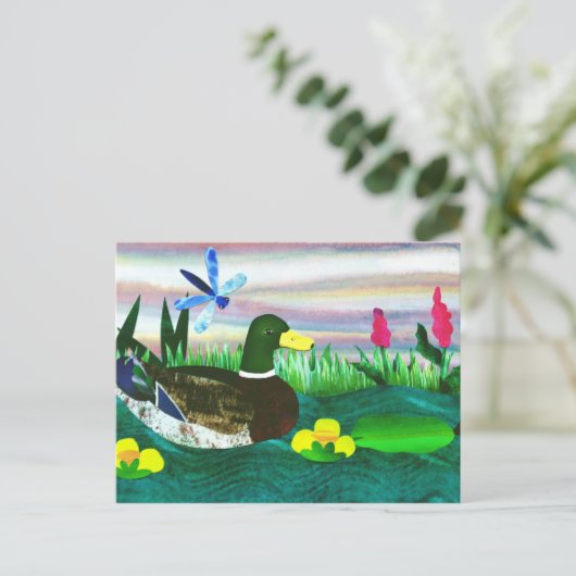 Carte Postale Canard (Debout devant)