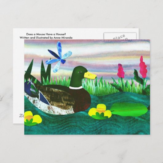 Carte Postale Canard (Devant / Derrière)