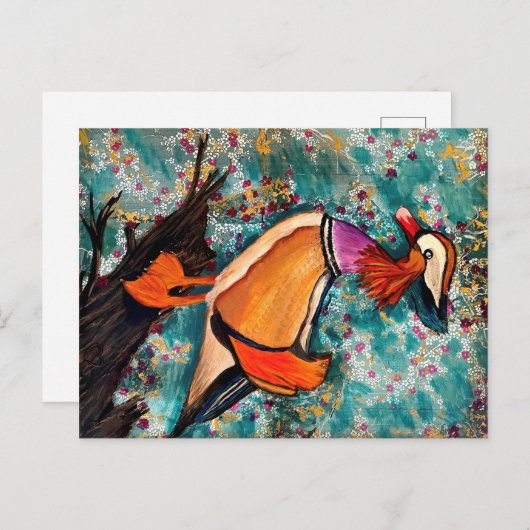 carte postale canard (Devant / Derrière)