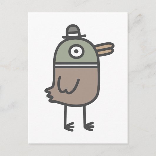 Carte Postale Canard bizarre (Devant)