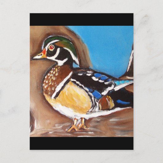 CARTE POSTALE CANARD BRANCHU (Devant)