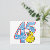 Carte Postale Canard de 45 ans (Debout devant)