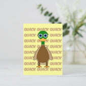 Carte Postale canard drôle (Debout devant)