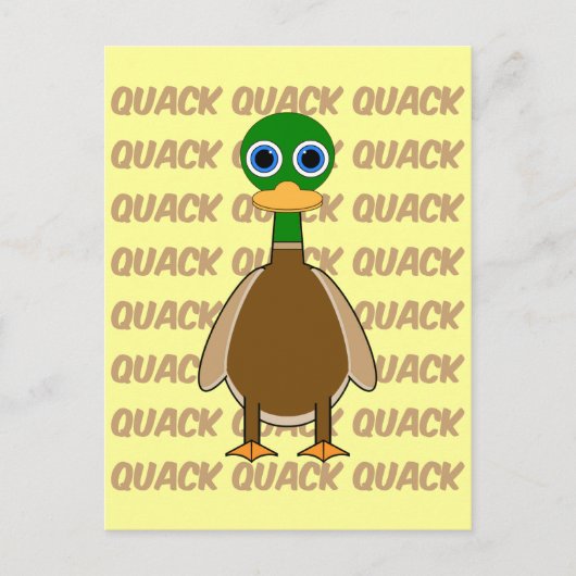 Carte Postale canard drôle (Devant)