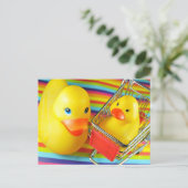 Carte Postale Canard en caoutchouc (Debout devant)