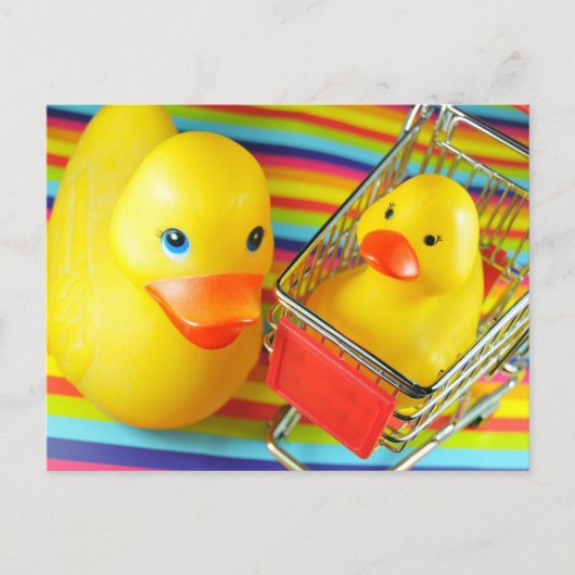 Carte Postale Canard en caoutchouc (Devant)