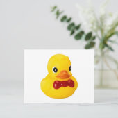 Carte Postale Canard en caoutchouc Badeente Quietschente (Debout devant)