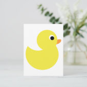 Carte Postale Canard en caoutchouc jaune (Debout devant)