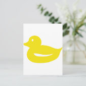 Carte Postale canard jaune mignon (Debout devant)
