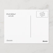 Carte Postale Canard roux mâle (Dos)