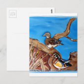 CARTE POSTALE CANARDS BOISÉS (Devant / Derrière)