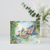 Carte Postale Canards Dans L'Étang (Debout devant)