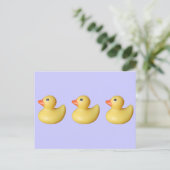Carte Postale Canards dans une rangée (Debout devant)