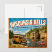 Carte Postale Canards de Wisconsin Dells Wisconsin (Devant / Derrière)