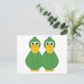 Carte Postale Canards verts (Debout devant)