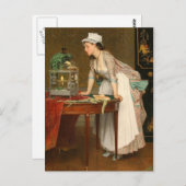 Carte Postale Canaries pour animaux - Caraud (Devant / Derrière)