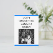 CARTE POSTALE CANASTA (Debout devant)