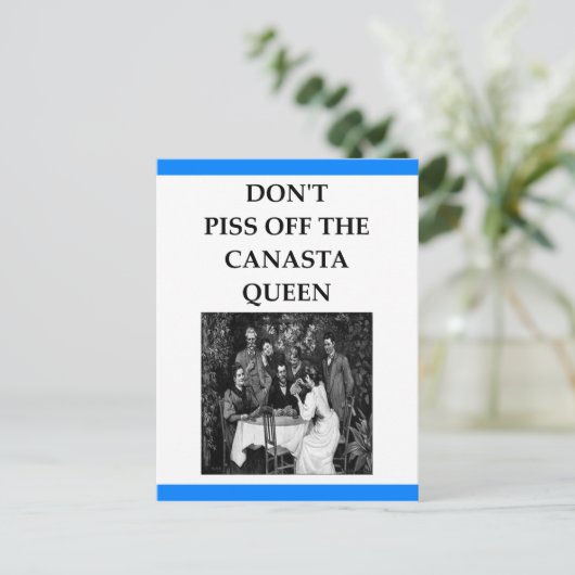 CARTE POSTALE CANASTA (Debout devant)