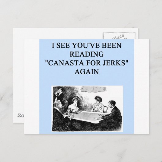 CARTE POSTALE CANASTA (Devant / Derrière)