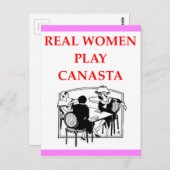 CARTE POSTALE CANASTA (Devant / Derrière)