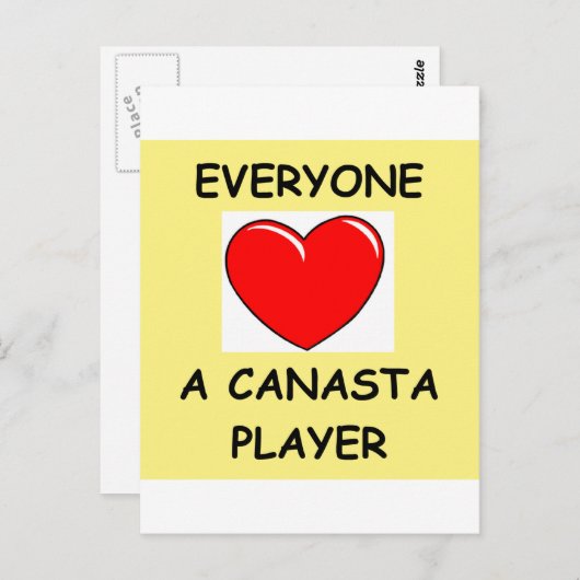 Carte Postale canasta (Devant / Derrière)