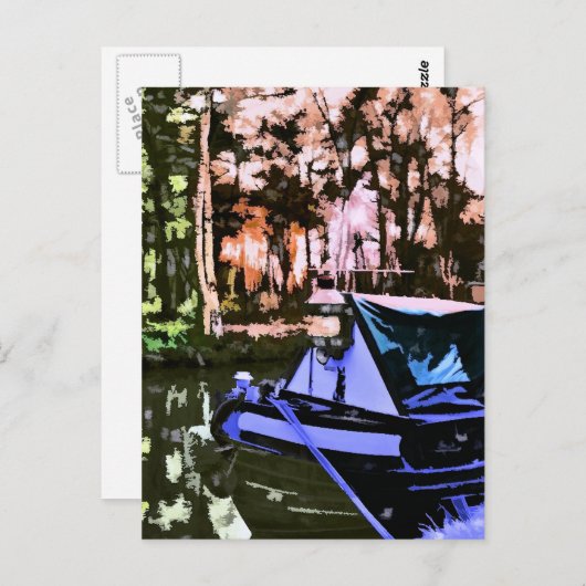 CARTE POSTALE CANAUX (Devant / Derrière)