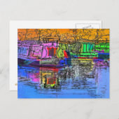 CARTE POSTALE CANAUX (Devant / Derrière)