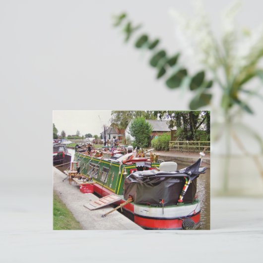 CARTE POSTALE CANAUX (Debout devant)