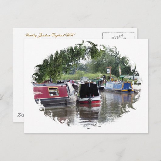 CARTE POSTALE CANAUX (Devant / Derrière)