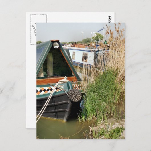 CARTE POSTALE CANAUX (Devant / Derrière)