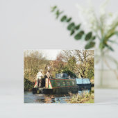 CARTE POSTALE CANAUX (Debout devant)