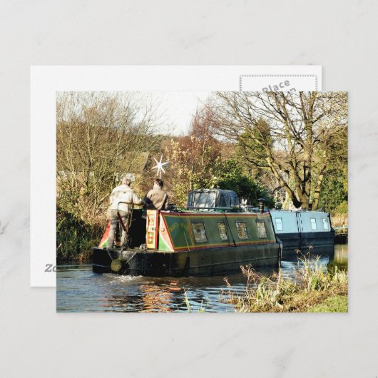 CARTE POSTALE CANAUX (Devant / Derrière)