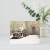 CARTE POSTALE CANAUX (Debout devant)