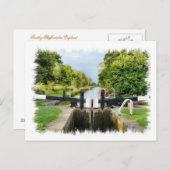 CARTE POSTALE CANAUX (Devant / Derrière)