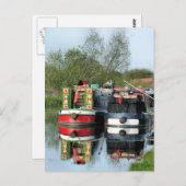 CARTE POSTALE CANAUX (Devant / Derrière)