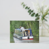 CARTE POSTALE CANAUX (Debout devant)