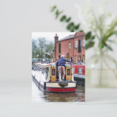 CARTE POSTALE CANAUX (Debout devant)