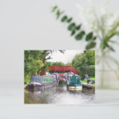 CARTE POSTALE CANAUX (Debout devant)