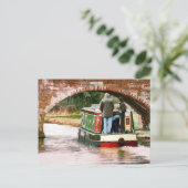 CARTE POSTALE CANAUX (Debout devant)