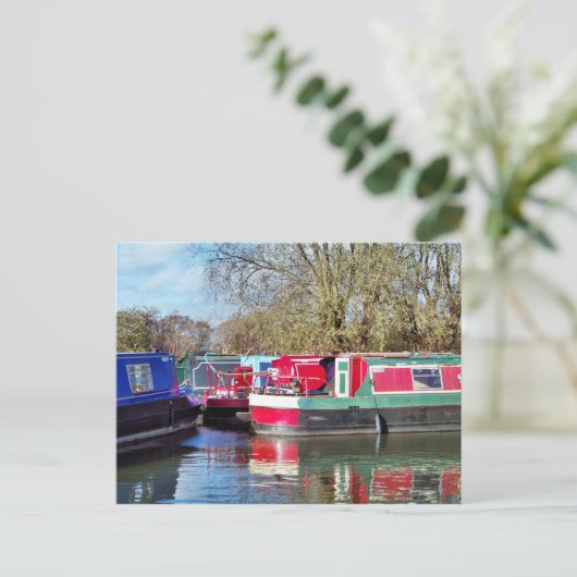 CARTE POSTALE CANAUX (Debout devant)