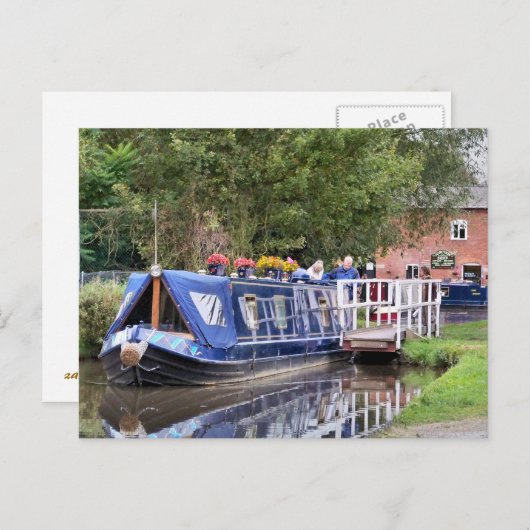 CARTE POSTALE CANAUX (Devant / Derrière)