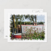 CARTE POSTALE CANAUX (Devant / Derrière)