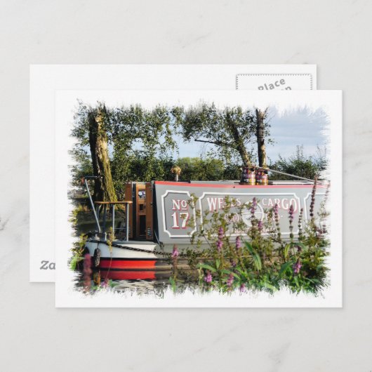 CARTE POSTALE CANAUX (Devant / Derrière)