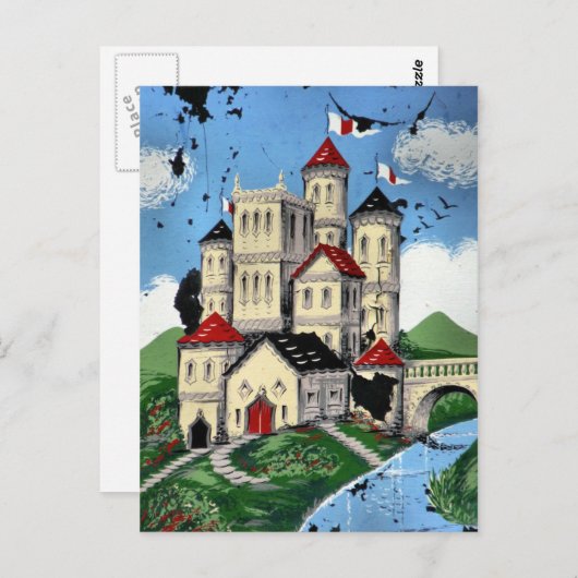 CARTE POSTALE CANAUX (Devant / Derrière)