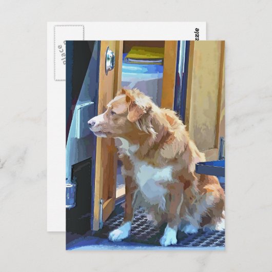 CARTE POSTALE CANAUX (Devant / Derrière)