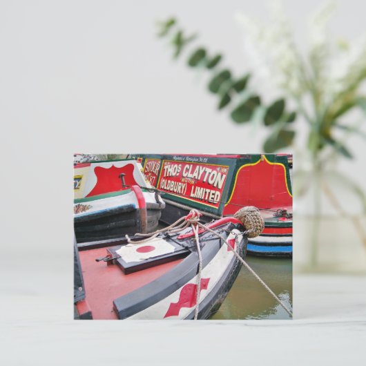 CARTE POSTALE CANAUX (Debout devant)