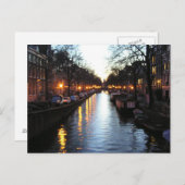 Carte Postale Canaux (Devant / Derrière)