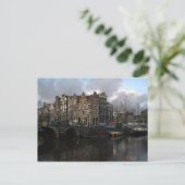 Carte Postale Canaux à Amsterdam (Debout devant)